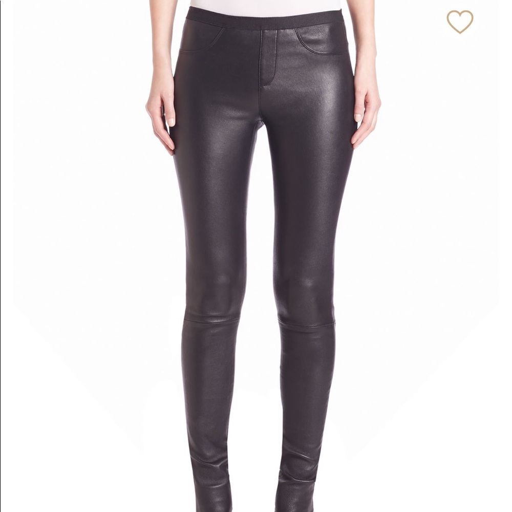 HELMUT LANG leather leggings